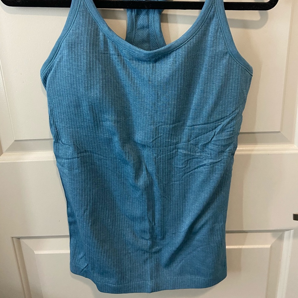 Lululemon Ebb to Street Tank Desert Teal